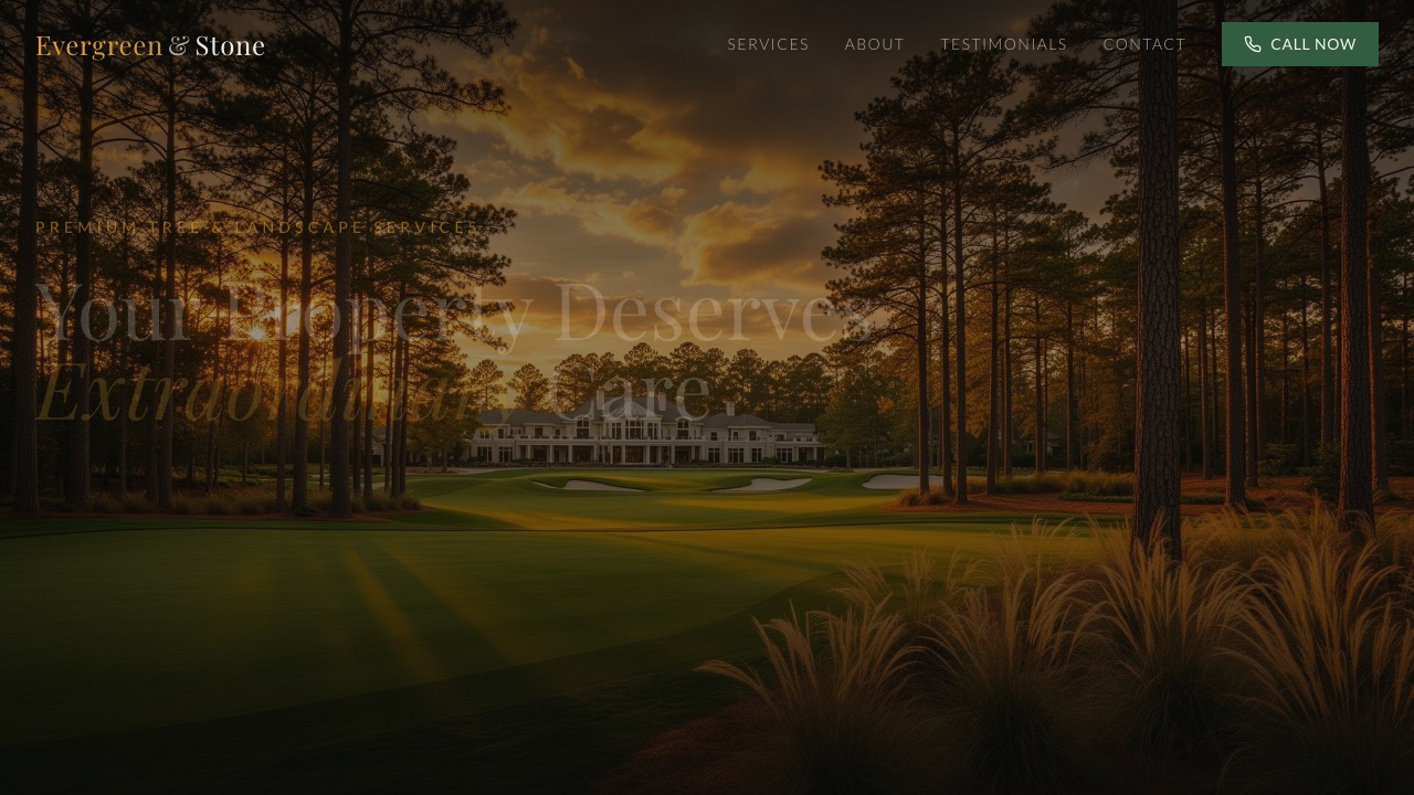 Upscale visual hierarchy for trust-heavy businesses